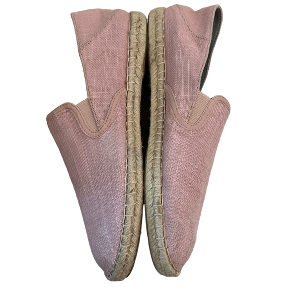 Olukai Kaula Pa‘a Kapa Women’s Linen Espadrilles Pink Rose Sea Salt - Picture 3 of 6